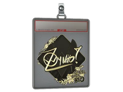 Sticker Slab | ZywOo (Gold) | Rio 2022