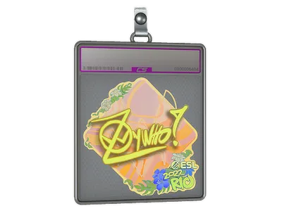 Sticker Slab | ZywOo (Holo) | Rio 2022