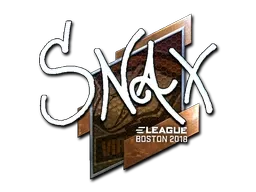 Sticker | Snax (Foil) | Boston 2018