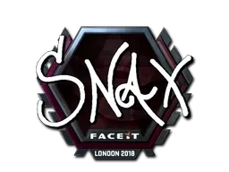 Sticker | Snax (Foil) | London 2018