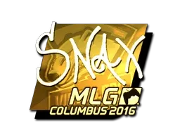 Sticker | Snax (Gold) | MLG Columbus 2016