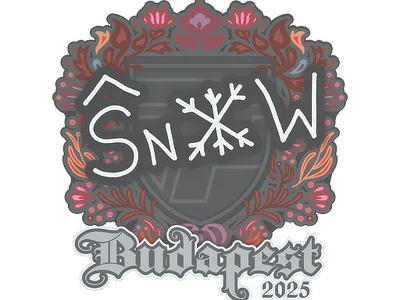 Sticker | snow | Budapest 2025