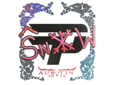 Sticker | snow (Holo) | Austin 2025