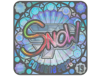 Sticker | snow (Holo, Ranked) | Cologne 2026