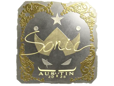 Sticker | Sonic (Gold) | Austin 2025
