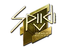 Sticker | Spiidi (Gold) | Boston 2018