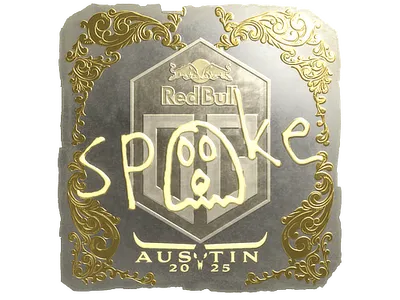 Sticker | spooke (Gold) | Austin 2025