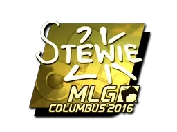 Sticker | Stewie2K (Gold) | MLG Columbus 2016