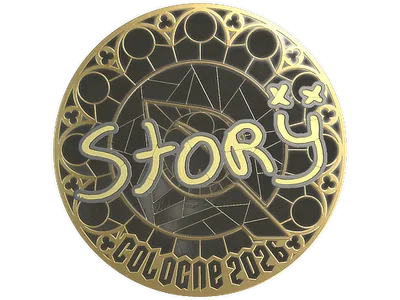 Sticker | story (Gold) | Cologne 2026