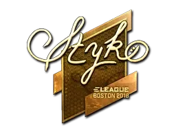 Sticker | STYKO (Gold) | Boston 2018