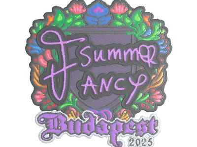 Sticker | Summer (Embroidered) | Budapest 2025