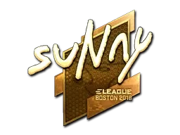 Sticker | suNny (Gold) | Boston 2018