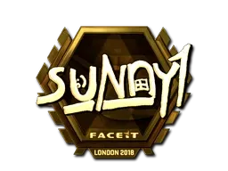 Sticker | suNny (Gold) | London 2018