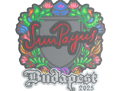 Sticker | SunPayus (Embroidered) | Budapest 2025