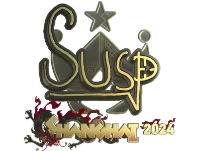 Sticker | susp (Gold) | Shanghai 2024