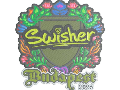 Sticker | Swisher (Embroidered) | Budapest 2025