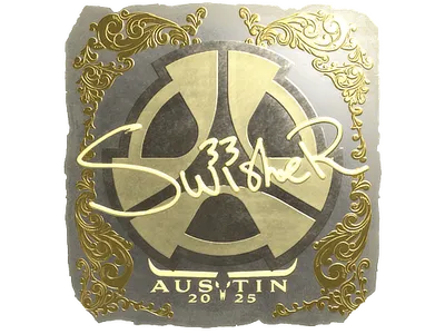 Sticker | Swisher (Gold) | Austin 2025