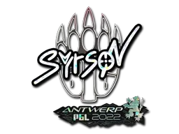 Sticker | syrsoN (Glitter) | Antwerp 2022