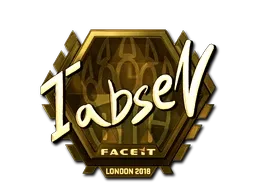 Sticker | tabseN (Gold) | London 2018