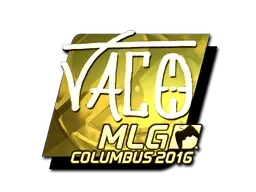 Sticker | TACO (Gold) | MLG Columbus 2016