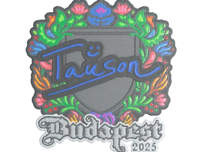 Sticker | Tauson (Embroidered) | Budapest 2025