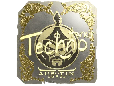 Sticker | Techno4K (Gold) | Austin 2025