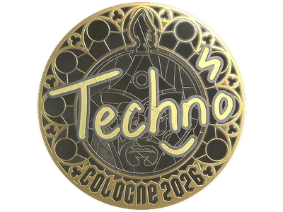 Sticker | Techno4K (Gold) | Cologne 2026