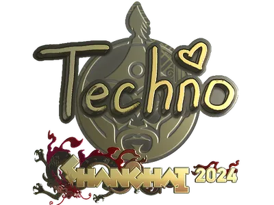 Sticker | Techno4K (Gold) | Shanghai 2024