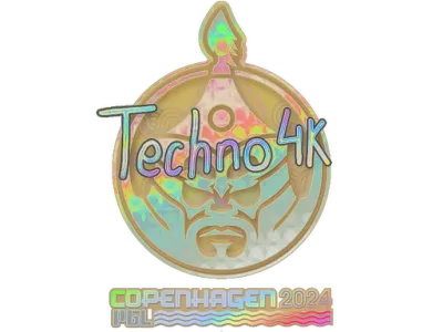 Sticker | Techno4K (Holo) | Copenhagen 2024