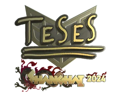 Sticker | TeSeS (Gold) | Shanghai 2024