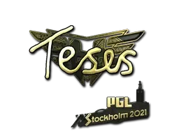 Sticker | TeSeS (Gold) | Stockholm 2021