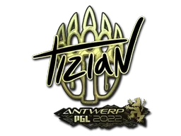 Sticker | tiziaN (Gold) | Antwerp 2022