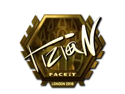 Sticker | tiziaN (Gold) | London 2018