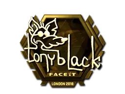 Sticker | tonyblack (Gold) | London 2018