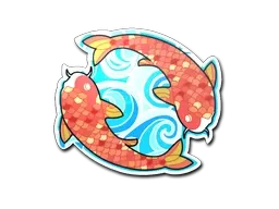 Sticker | Twin Koi