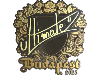Sticker | ultimate (Gold) | Budapest 2025