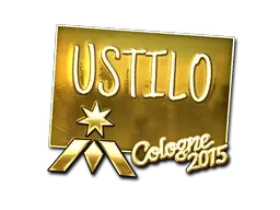 Sticker | USTILO (Gold) | Cologne 2015