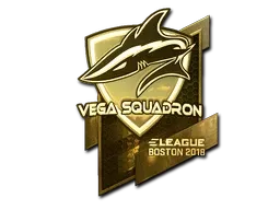 Sticker | Vega Squadron (Gold) | Boston 2018