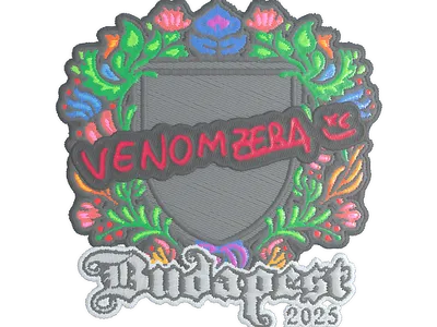 Sticker | venomzera (Embroidered) | Budapest 2025