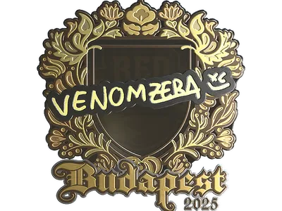 Sticker | venomzera (Gold) | Budapest 2025