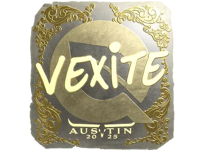 Sticker | vexite (Gold) | Austin 2025