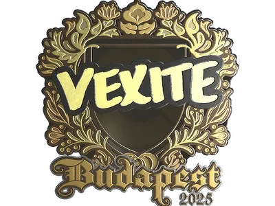 Sticker | vexite (Gold) | Budapest 2025