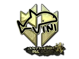 Sticker | VINI (Gold) | Antwerp 2022