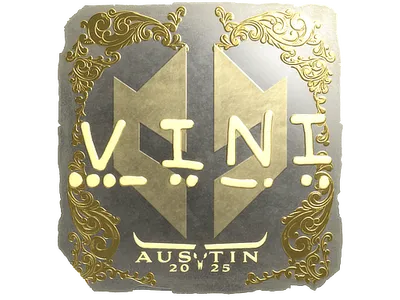 Sticker | VINI (Gold) | Austin 2025