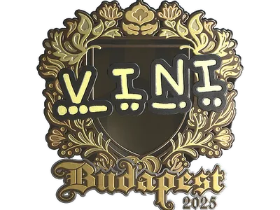 Sticker | VINI (Gold) | Budapest 2025