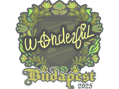 Sticker | w0nderful | Budapest 2025