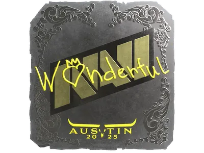 Sticker | w0nderful (Foil) | Austin 2025