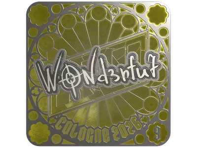 Sticker | w0nderful (Foil, Ranked) | Cologne 2026