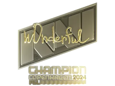 Sticker | w0nderful (Gold, Champion) | Copenhagen 2024