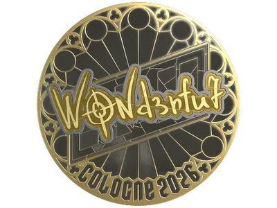 Sticker | w0nderful (Gold) | Cologne 2026